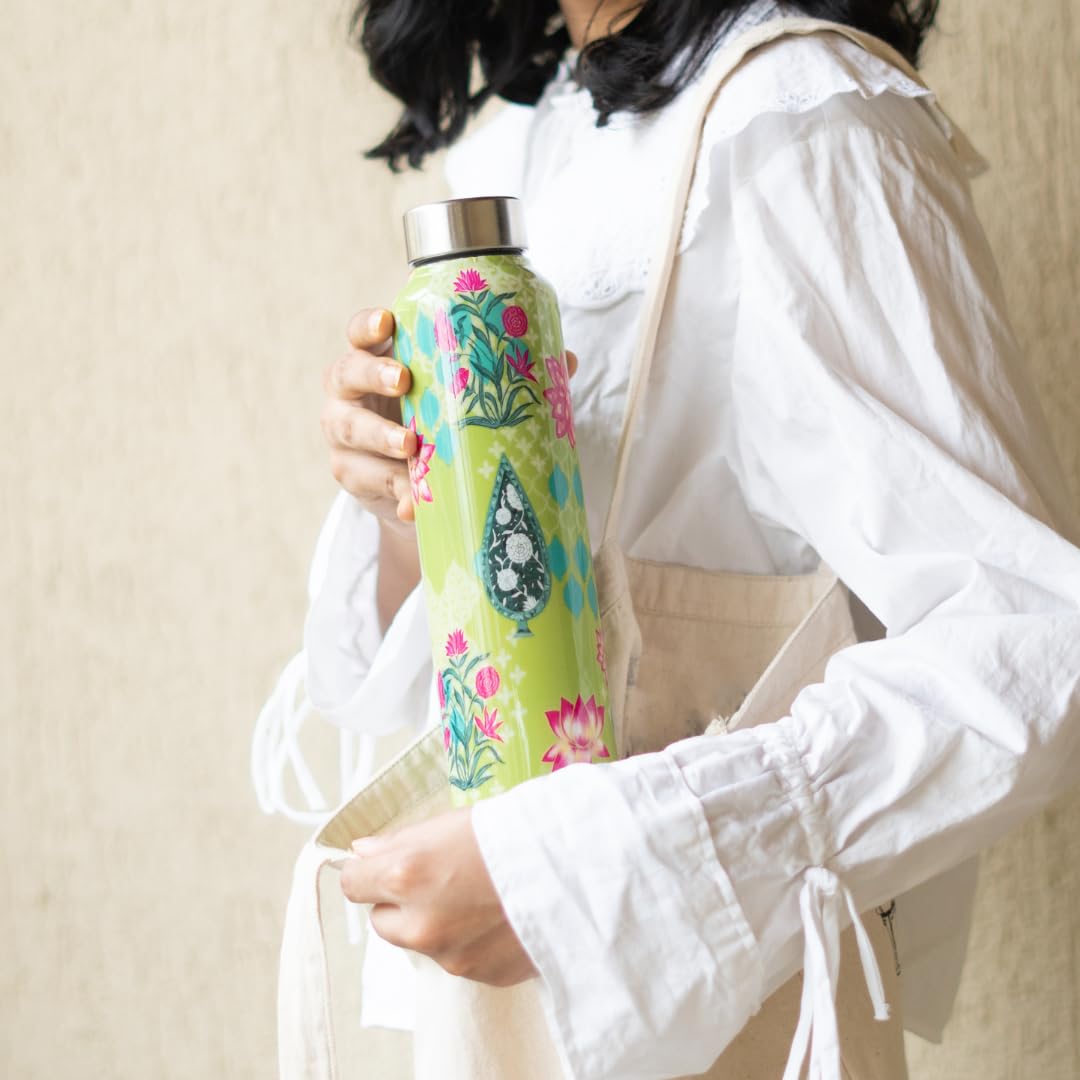 Stainless Steel Water Bottle - Lime