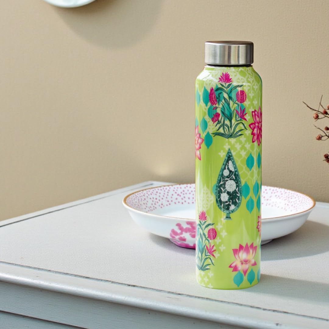 Stainless Steel Water Bottle - Lime