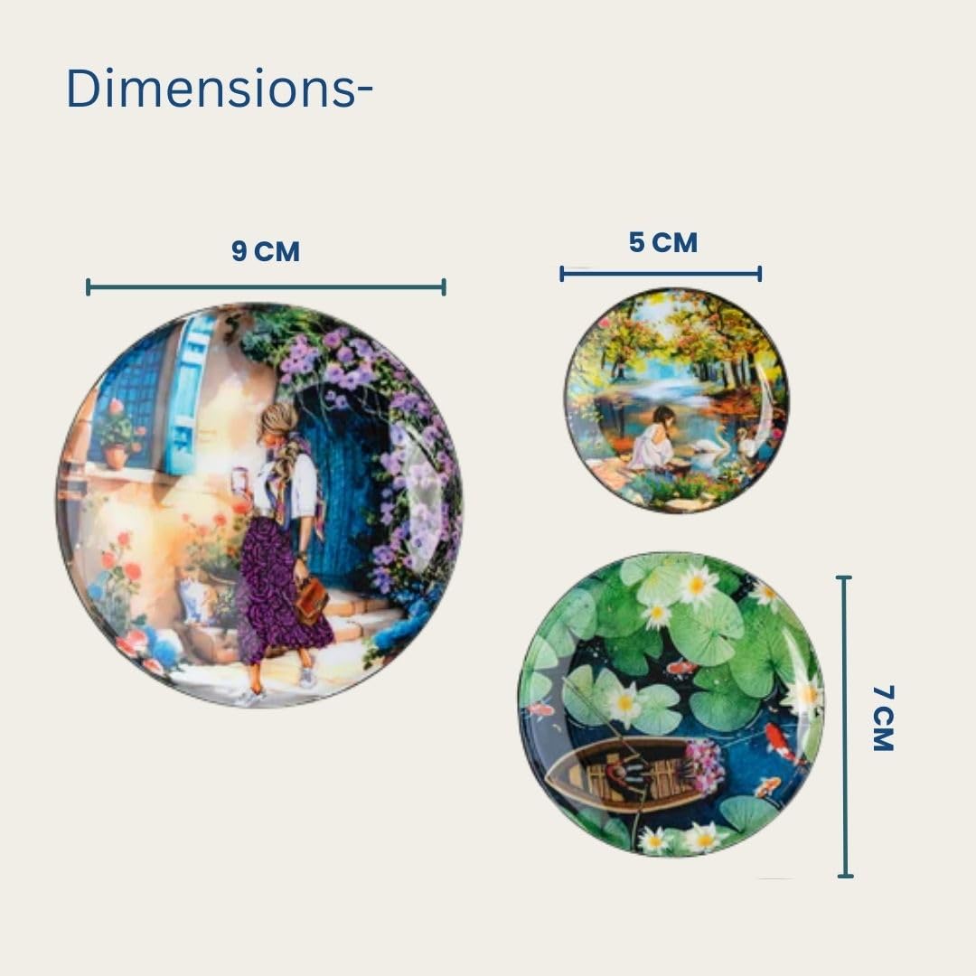 Slice of Life Fridge Magnet Set of 3