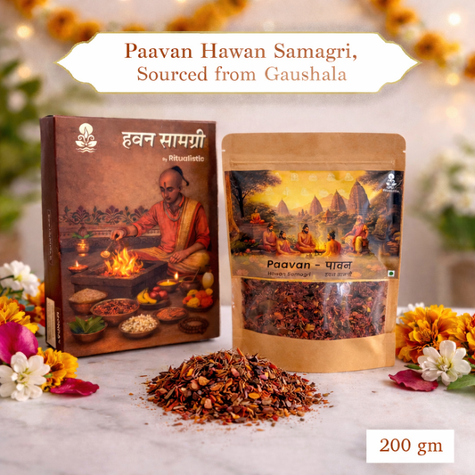 Paavan Divine Blend Hawan Samagri-Puja Pack (200gm)