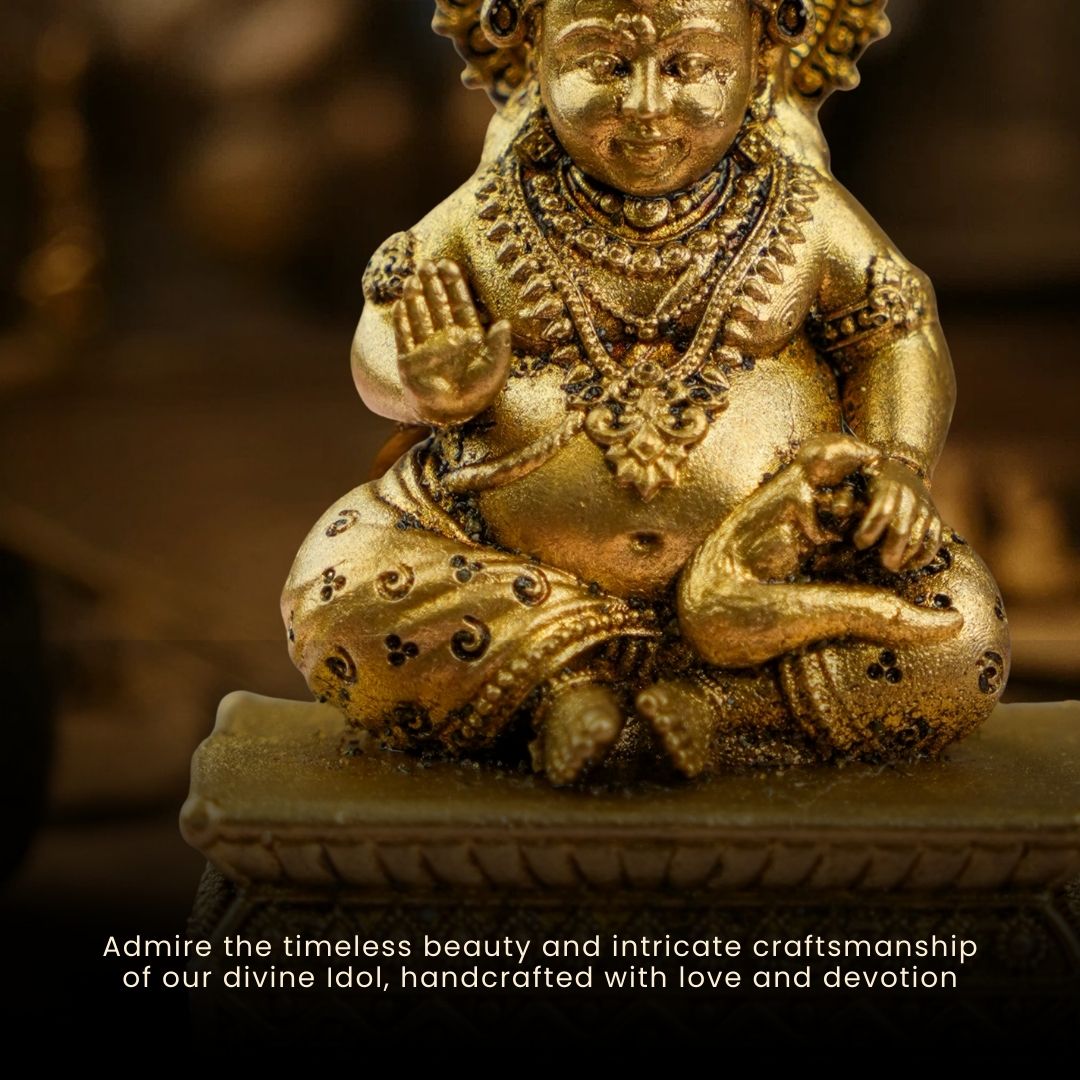 Brass Kuber Car Dashboard Idol-Wealth & Prosperity