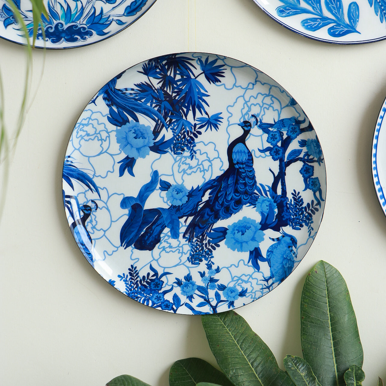 Holland Delft Art Wall Plates- Set of 9