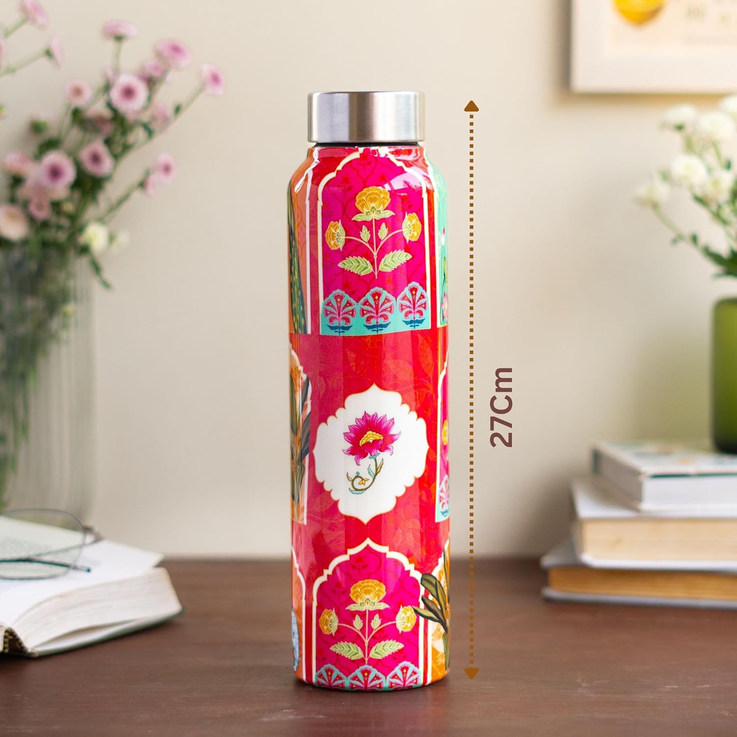 Stainless Steel Water Bottle - Fuschia