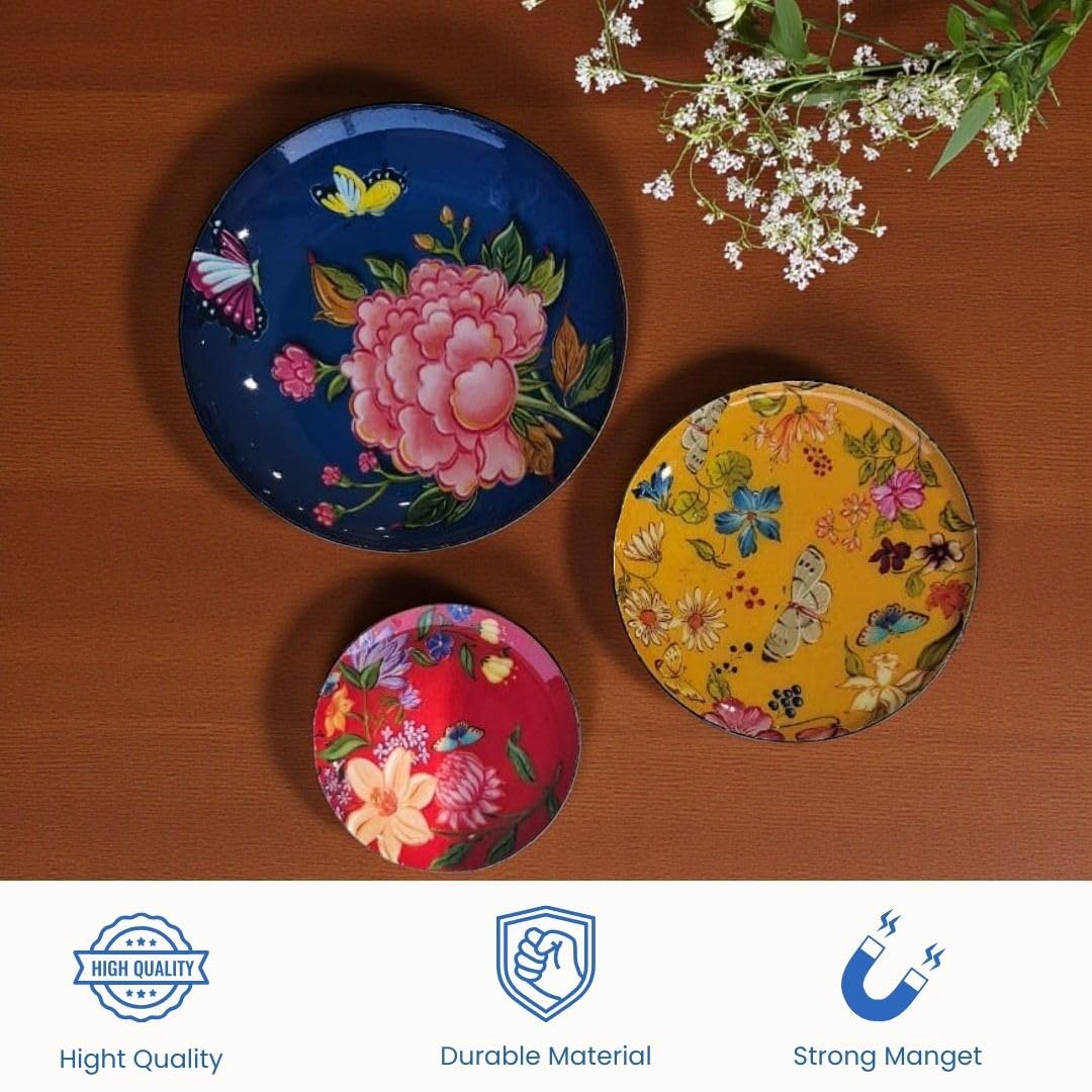 Pushpam Fridge Magnet Set of 3