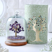 Dome Crystal Wish Tree- Amethyst