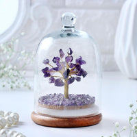 Dome Crystal Wish Tree- Amethyst