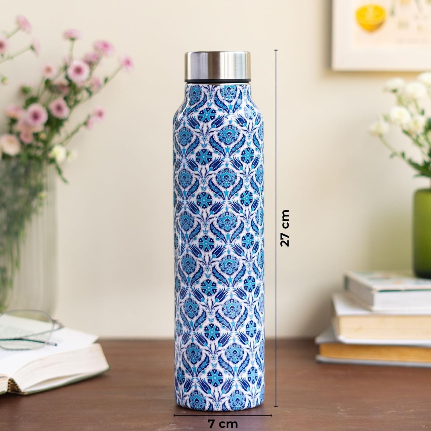Stainless Steel Water Bottle - Indigo
