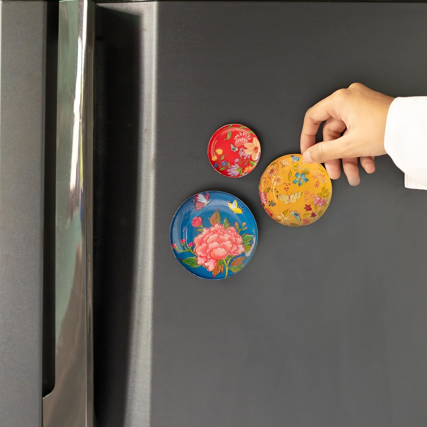 Pushpam Fridge Magnet Set of 3