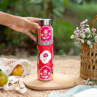 Stainless Steel Water Bottle - Fuschia