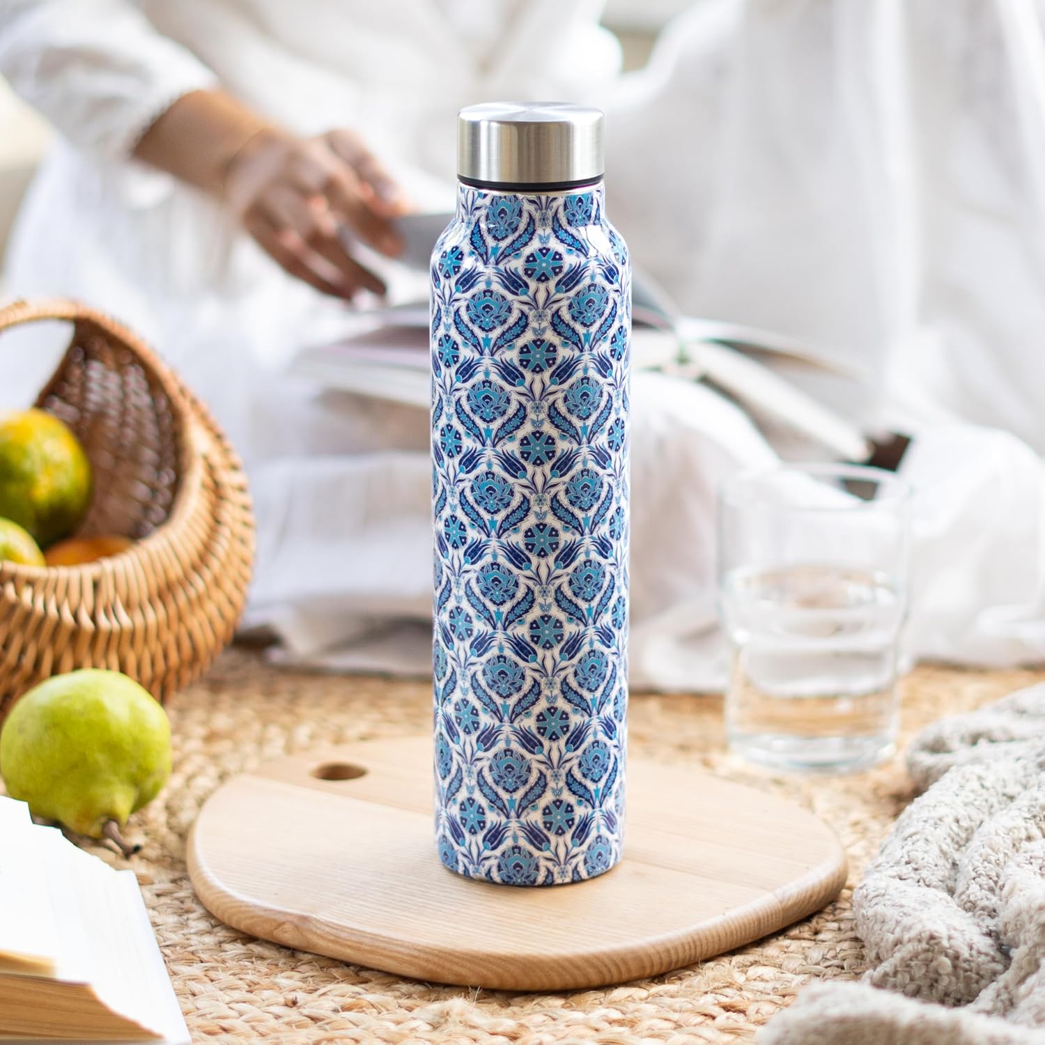 Stainless Steel Water Bottle - Indigo