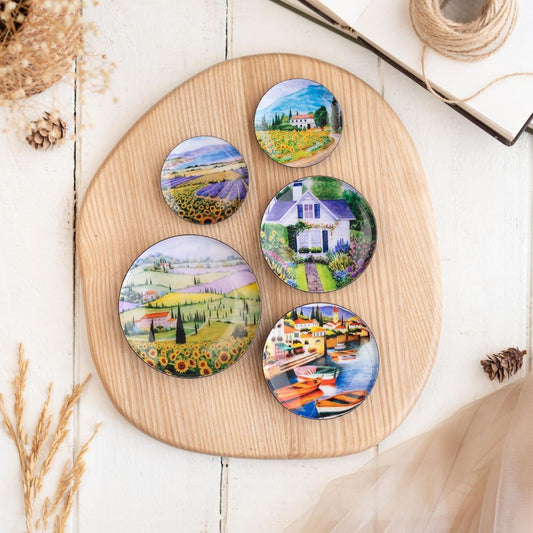 Tuscany Fridge Magnets- Set of 5