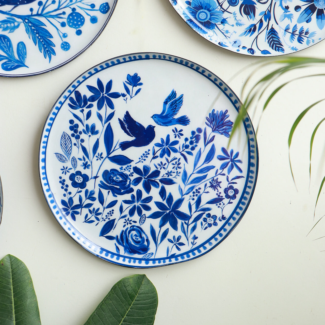 Holland Delft Art Wall Plates- Set of 9