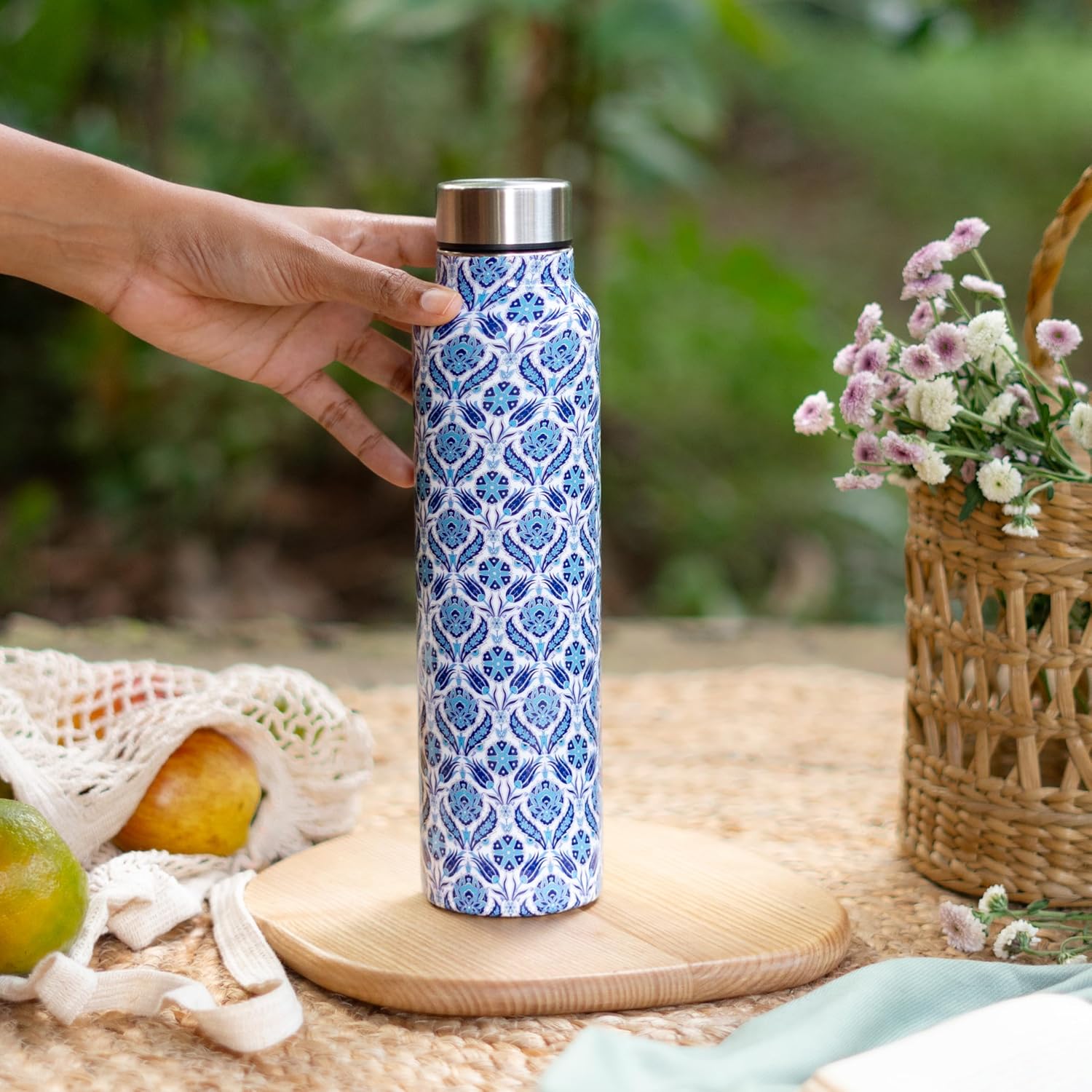 Stainless Steel Water Bottle - Indigo