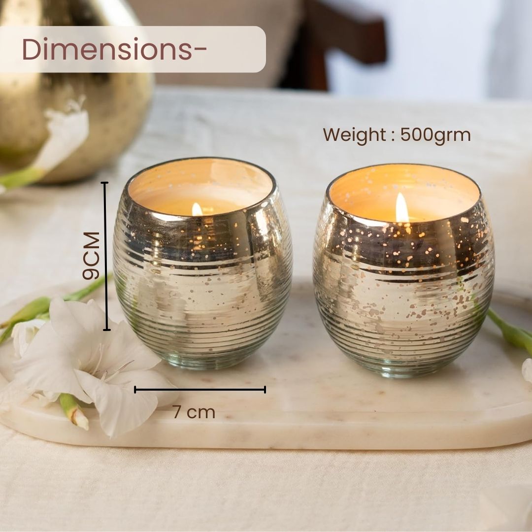 Scented Premium Soy Wax Candle - Set of 2