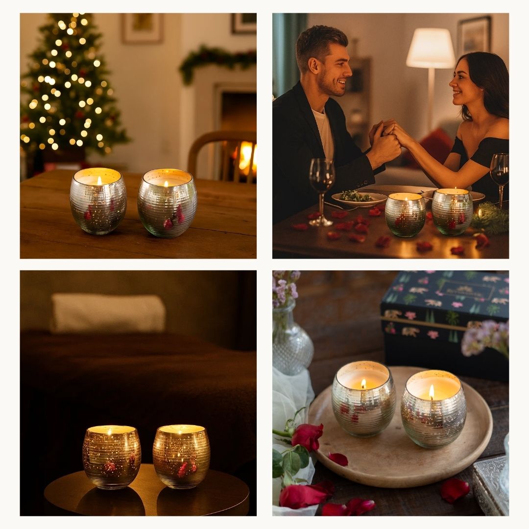 Scented Premium Soy Wax Candle - Set of 2