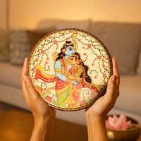 Ramayan Bengal Pattachitra Wall Plates -Set of 9