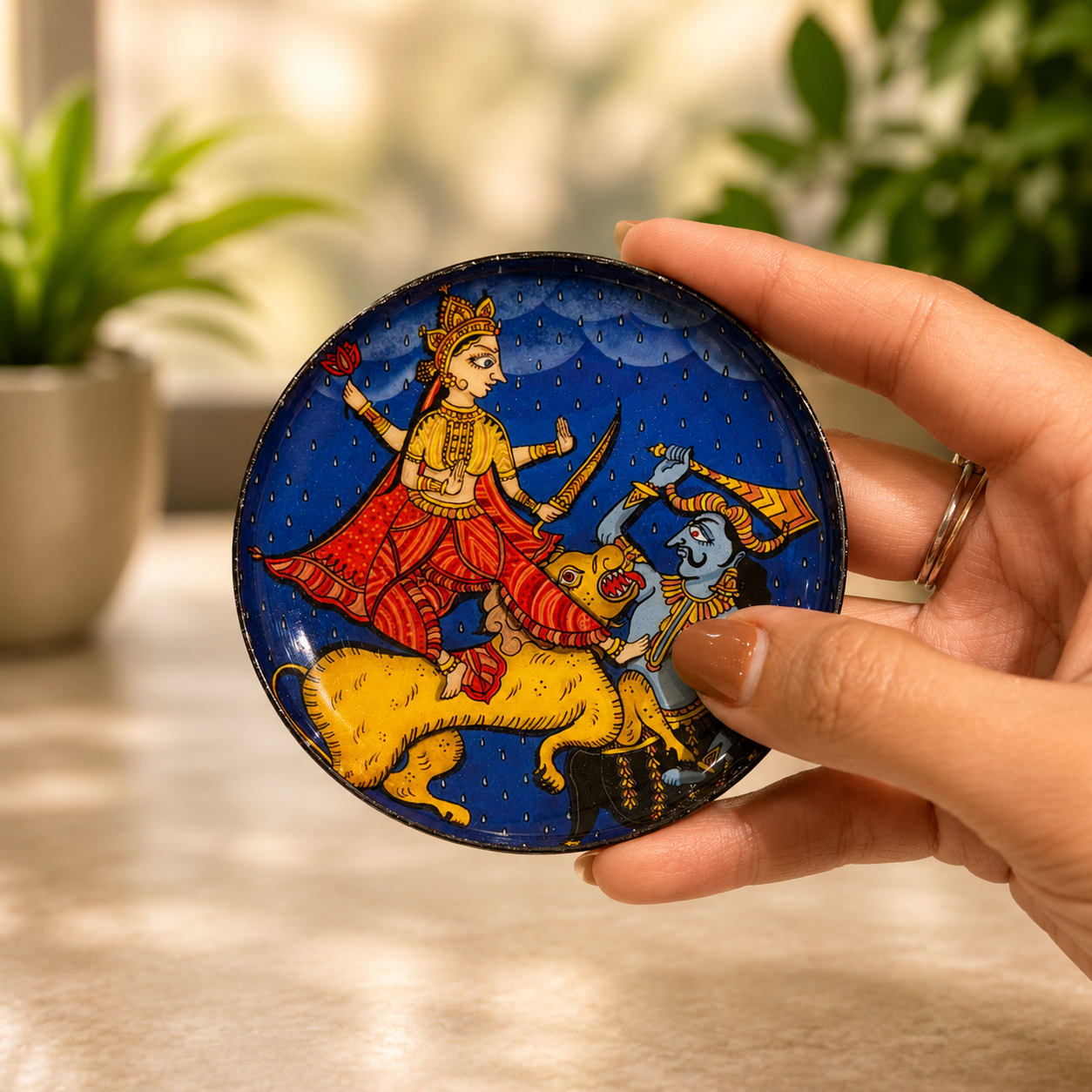 Nav Durga – Set of 3 Goddess Durga Magnets