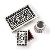 Artistic Bakhoor Set with Incense Holder, Storage and Multipurpose tray