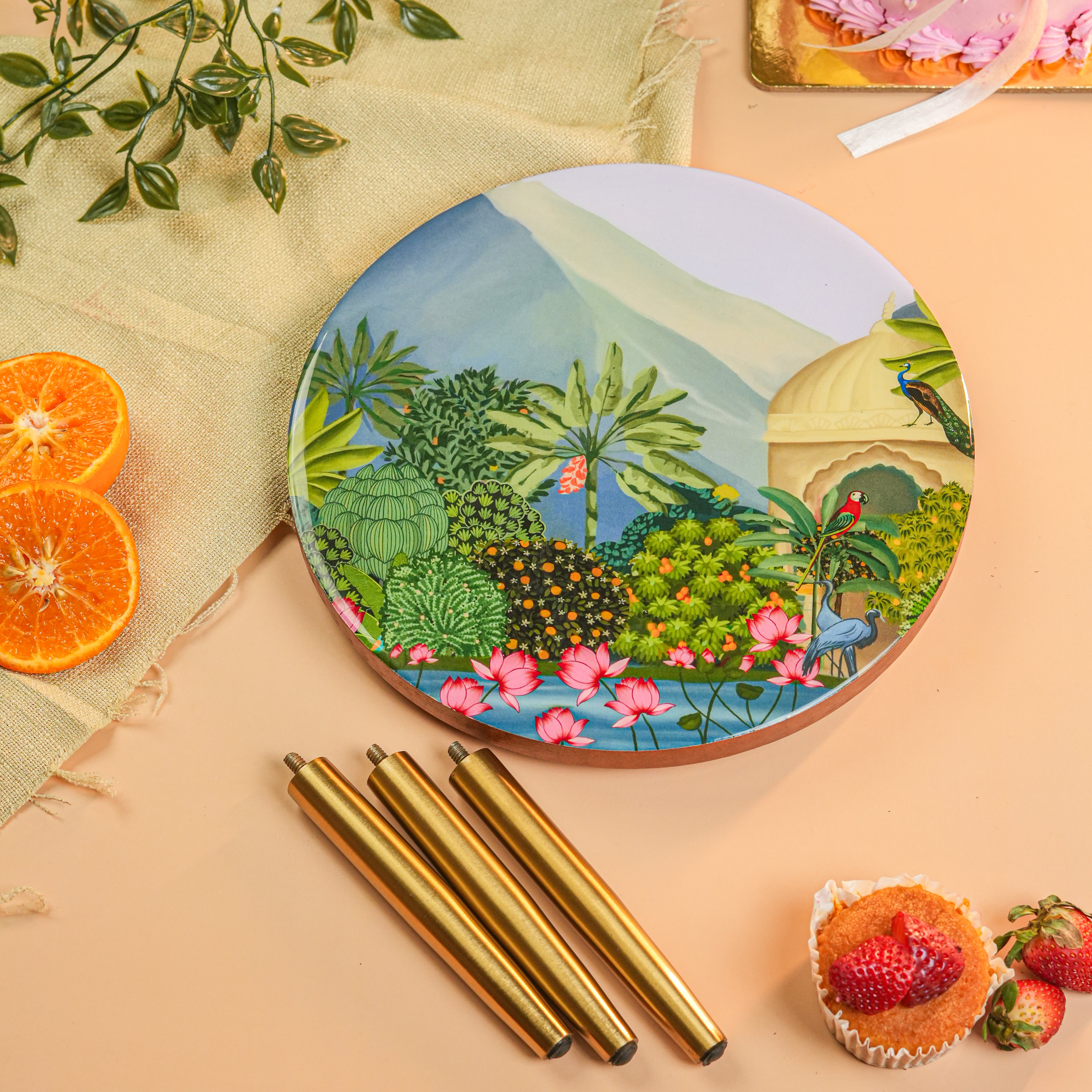 Kusum Collapsible Wooden Cake Stand