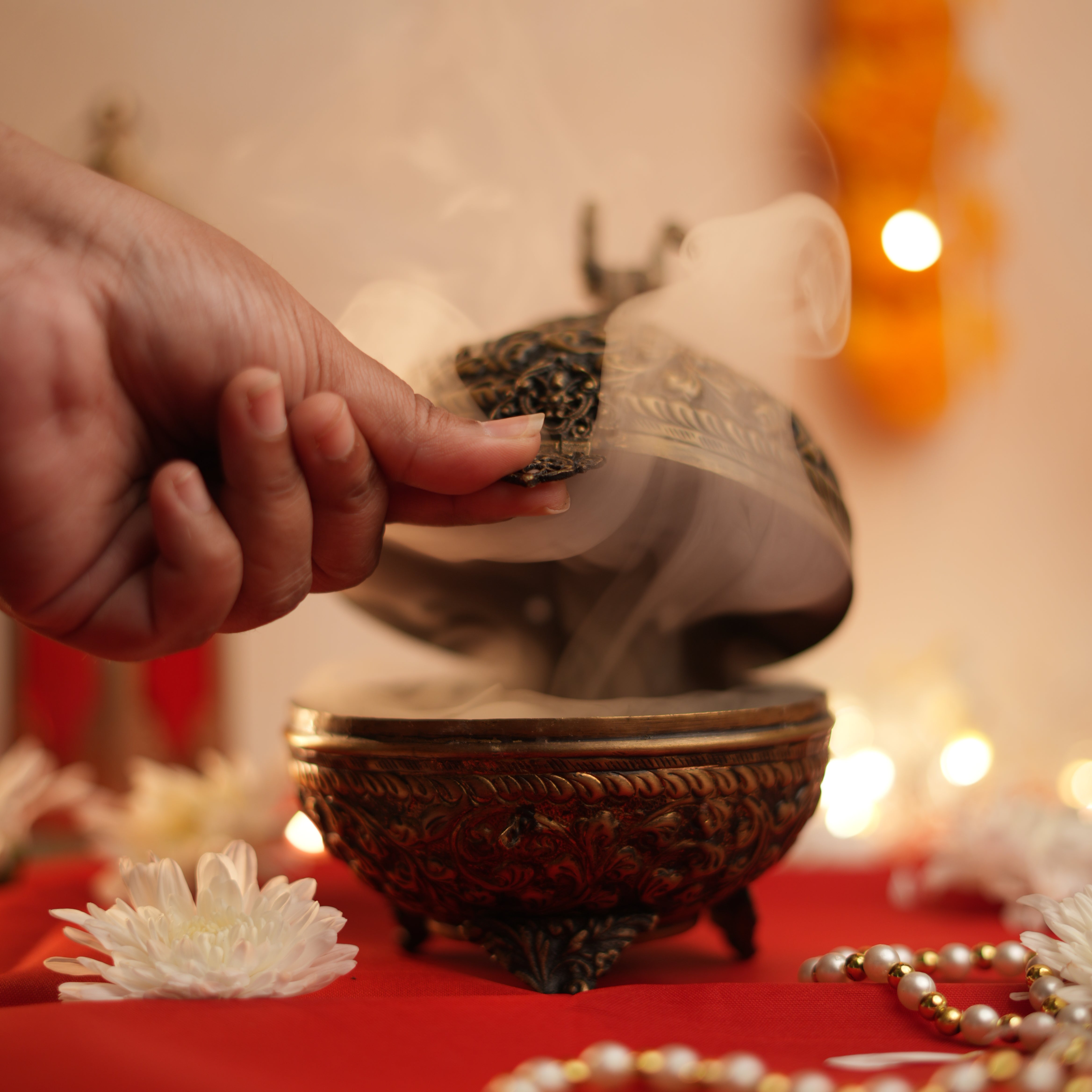 Heritage Kalash Brass Dhuna Dhoopdani Loban