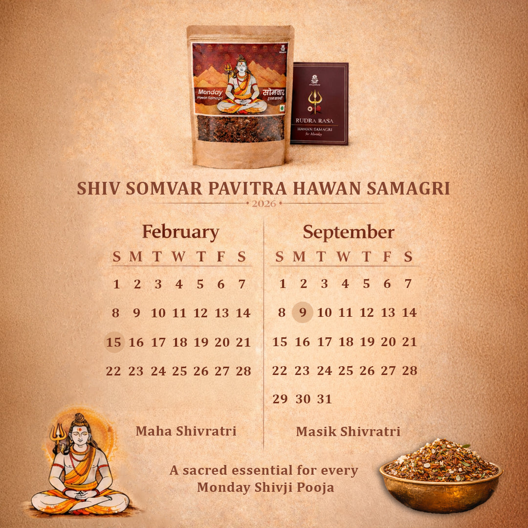 Shiv Somvar Pavitra Hawan Samagri – Monday Puja Pack-350 gm