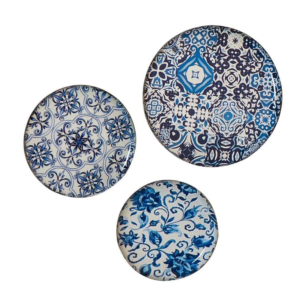 Portuguese Wall Plates- Set of 3