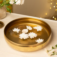 Maitri Brass Plated Urli