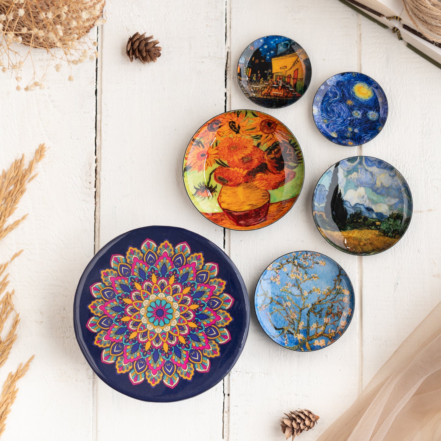 Van Gogh Fridge Magnets- Set of 5