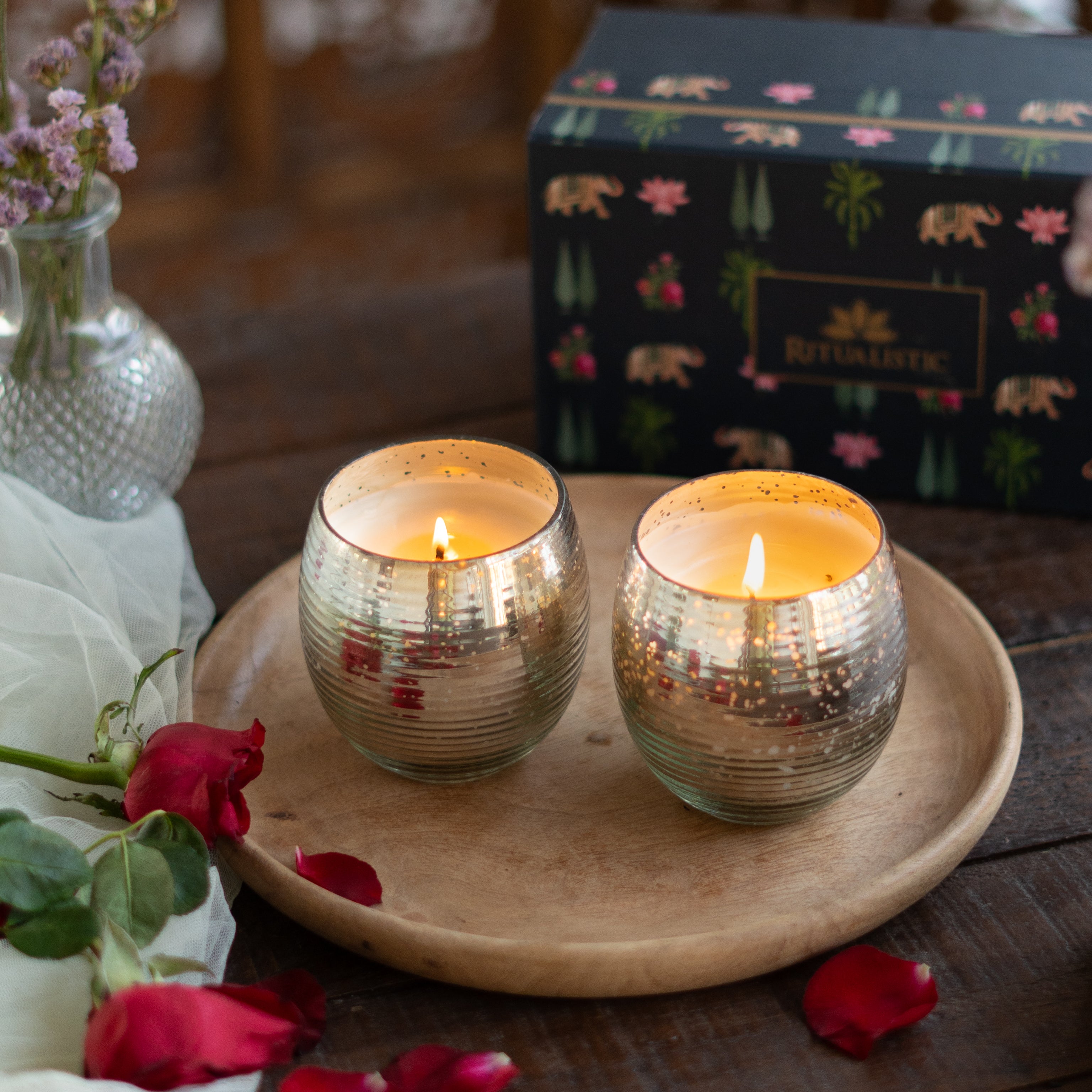 Scented Premium Soy Wax Candle - Set of 2