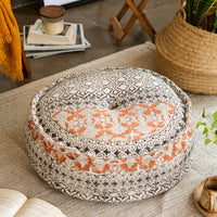 Hand Block Print Round Floor Cushions