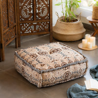 Hand Block Print Square Floor Cushions