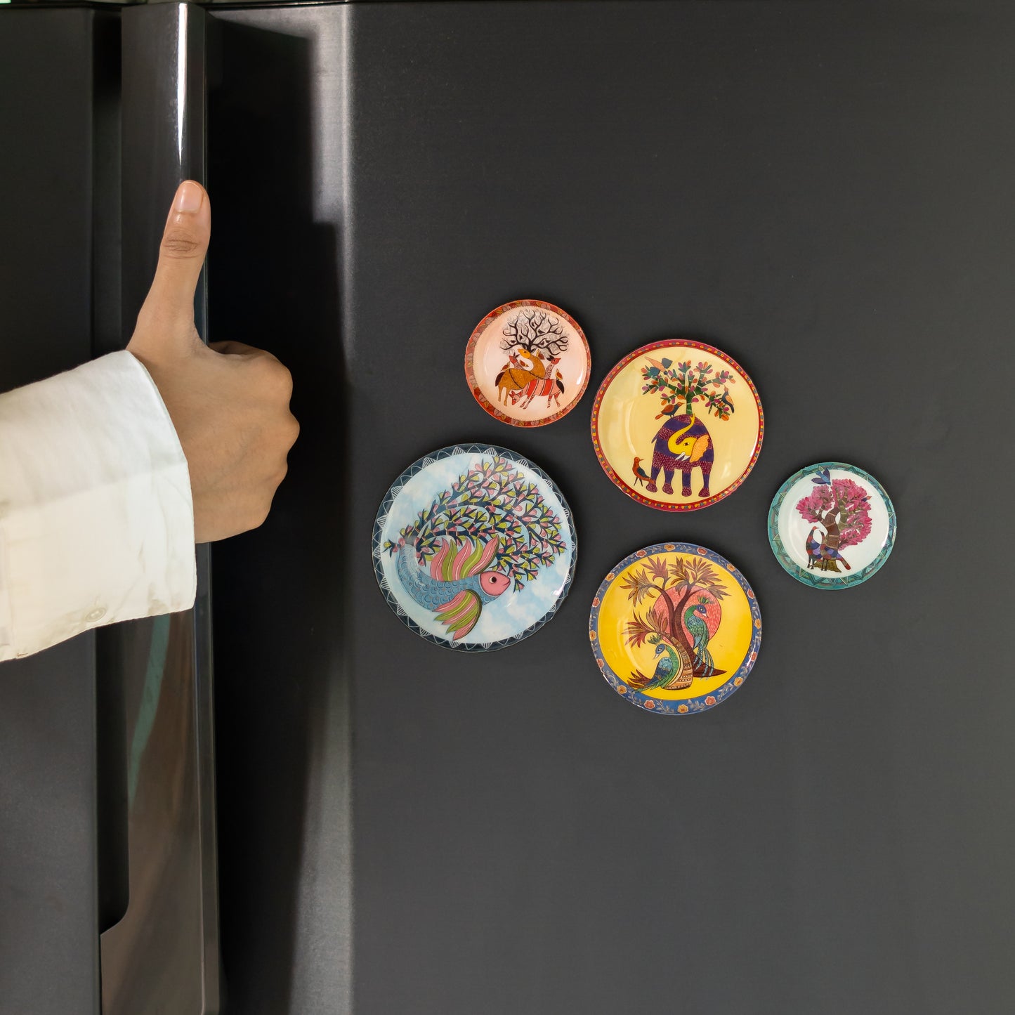 Gondh Fridge Magnets- Set of 5
