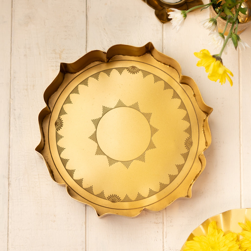 Brass Plated Sitara Urli