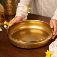 Maitri Brass Plated Urli