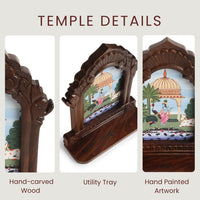 Bhakti Wall Mounted Temple - Lord Krishna