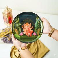 Gods Of India - Set of 5 Wall Plates