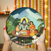 Gods Of India - Set of 5 Wall Plates