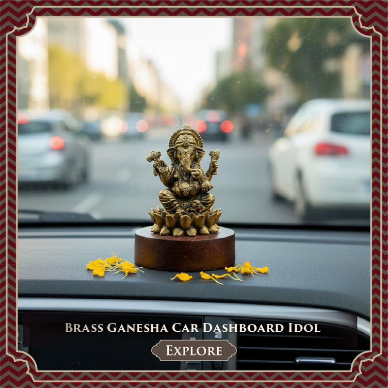 Sacred Brass Idols for Home & Car