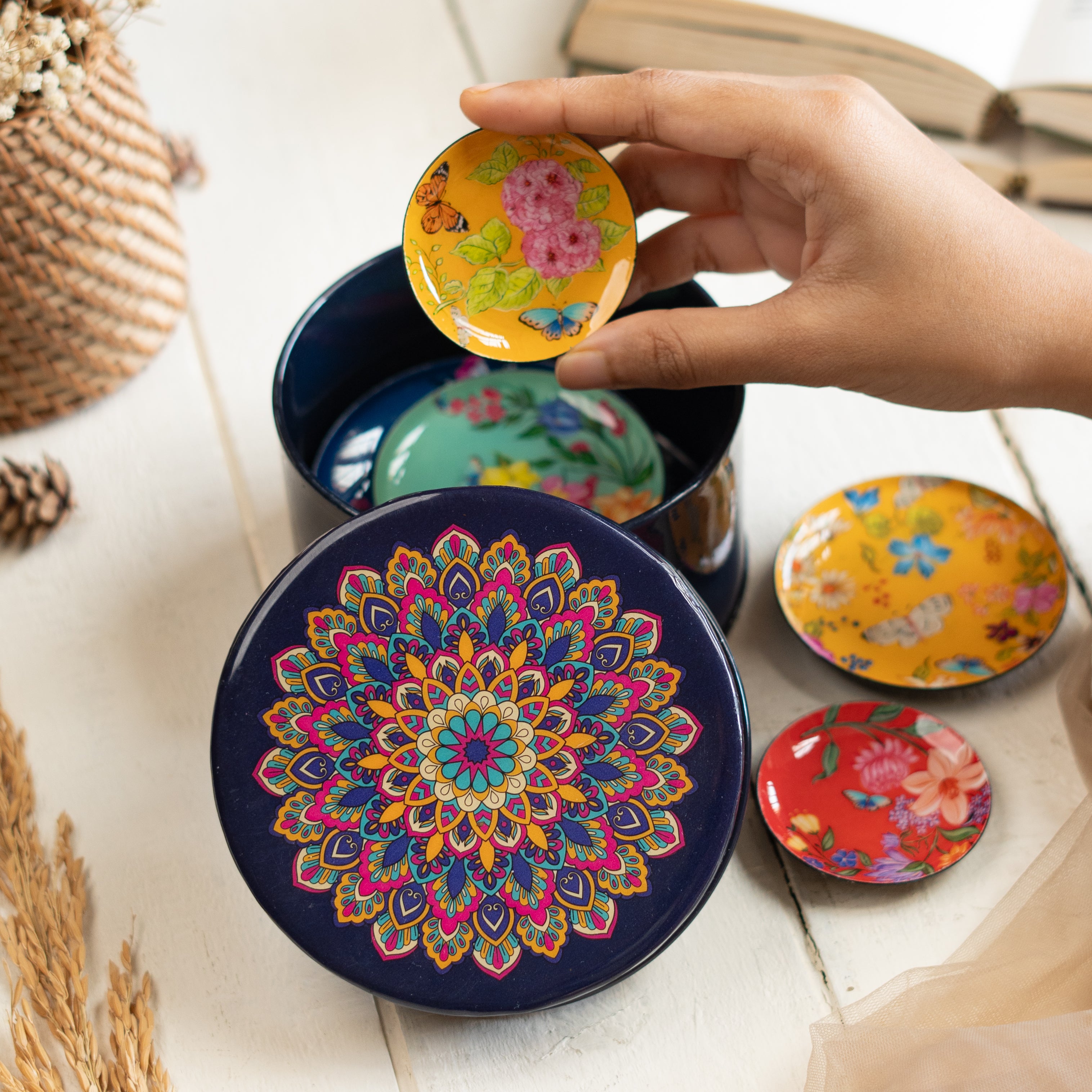 Pushpam Fridge Magnets- Set of 5