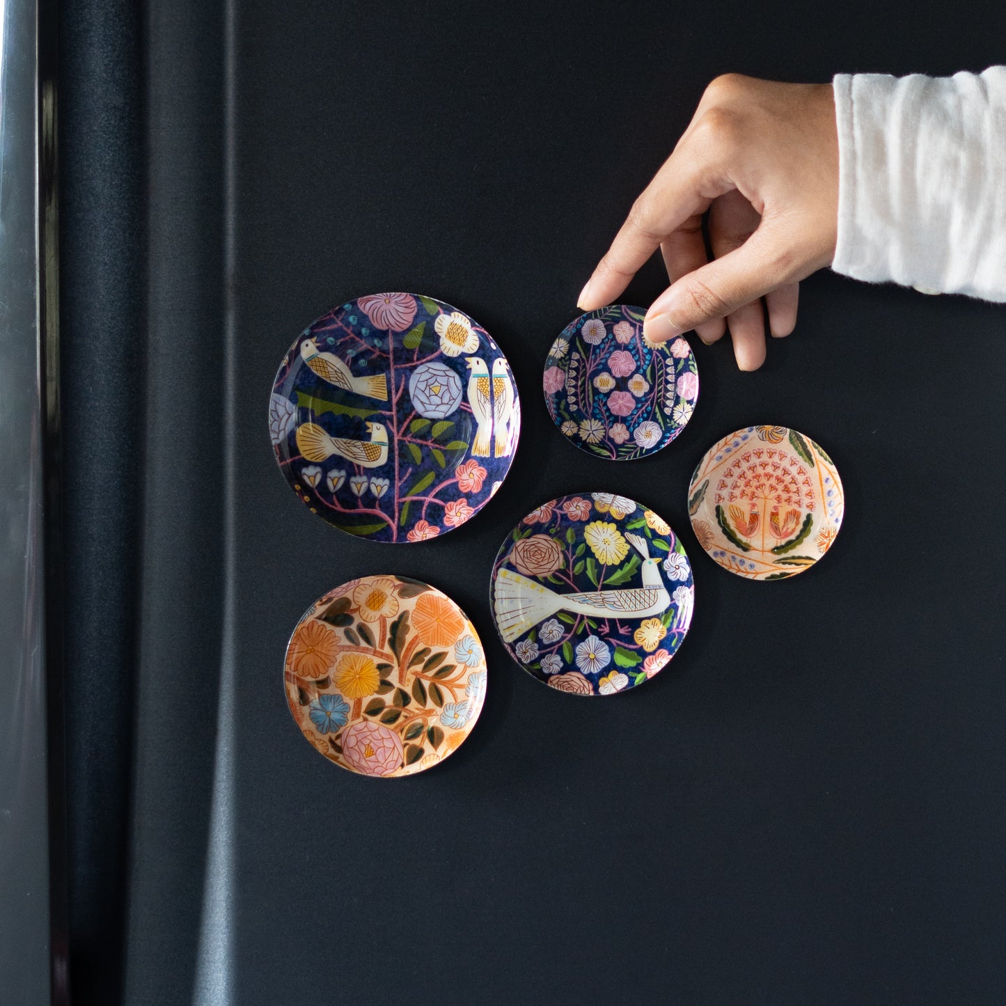 Kashmiri Fridge Magnets- Set of 5
