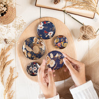 Oriental Blooms Fridge Magnets- Set of 5