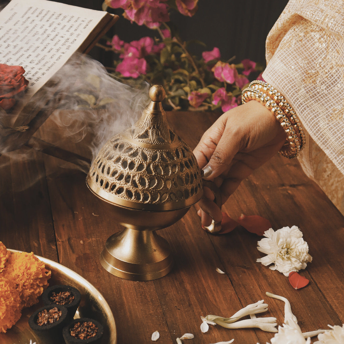 Heritage Brass Hand Loban I Dhoop Dani | Dhuni