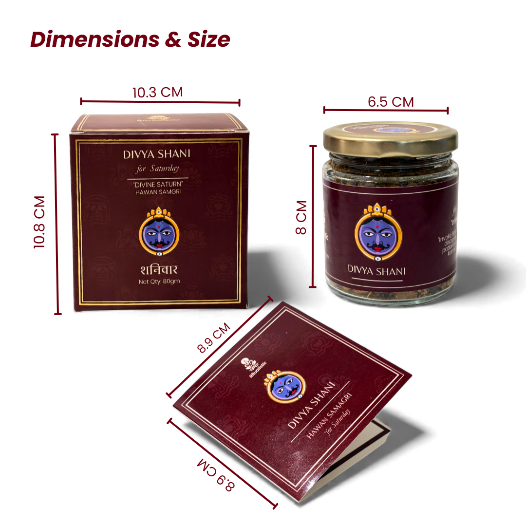 Hawan Samagri for Saturday Divya Shani - Lord Saturn - 80 gm