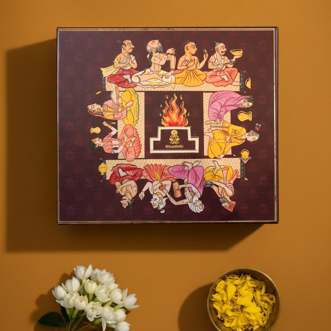 Hawan Samagri Monthly Ritual Box – 7 Days of Devotion & Divine Energy (20 gm each)