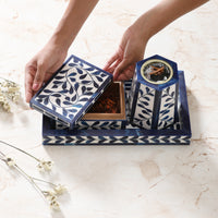 Artistic Bakhoor Set with Incense Holder, Storage and Multipurpose tray