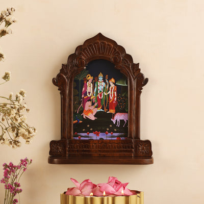 Bhakti Wall Mounted Temple - Ram Darbar