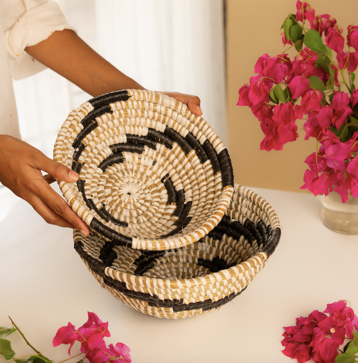 River Grass Fruit Basket- Set of 2