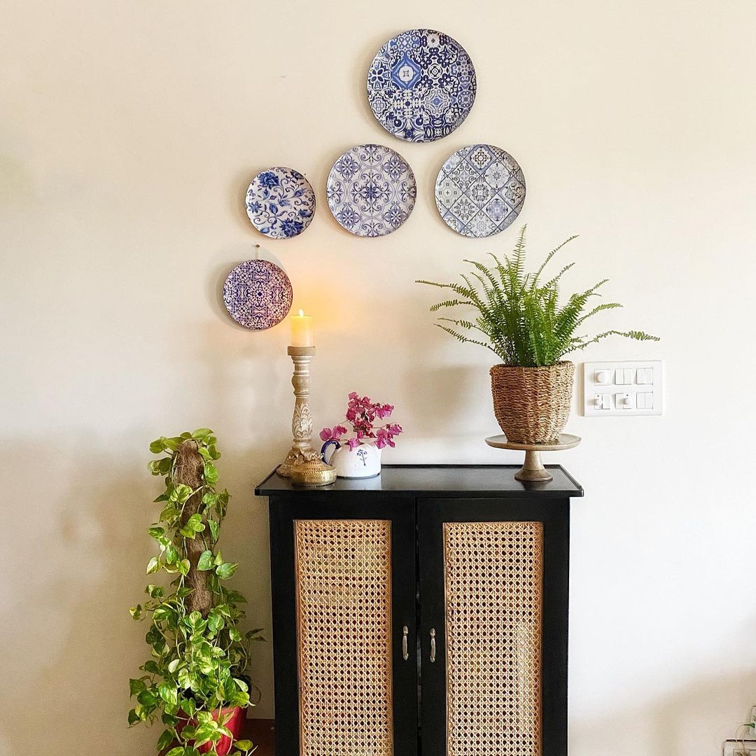 Portuguese Wall Plates- Set of 5