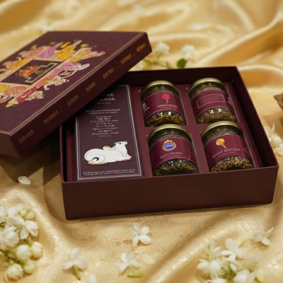 Hawan Samagri Ritual Kit – Set of 4 Sacred Offerings (45 gm each)