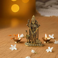 Brass Shaktidhara Kartikeya Idol – for Car Dashboard